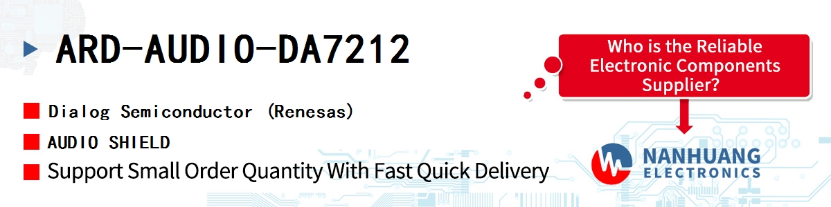 ARD-AUDIO-DA7212 Dialog AUDIO SHIELD