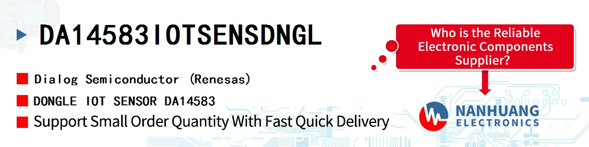 DA14583IOTSENSDNGL Dialog DONGLE IOT SENSOR DA14583