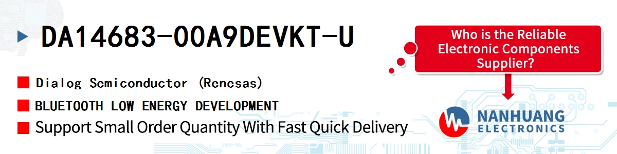 DA14683-00A9DEVKT-U Dialog BLUETOOTH LOW ENERGY DEVELOPMENT