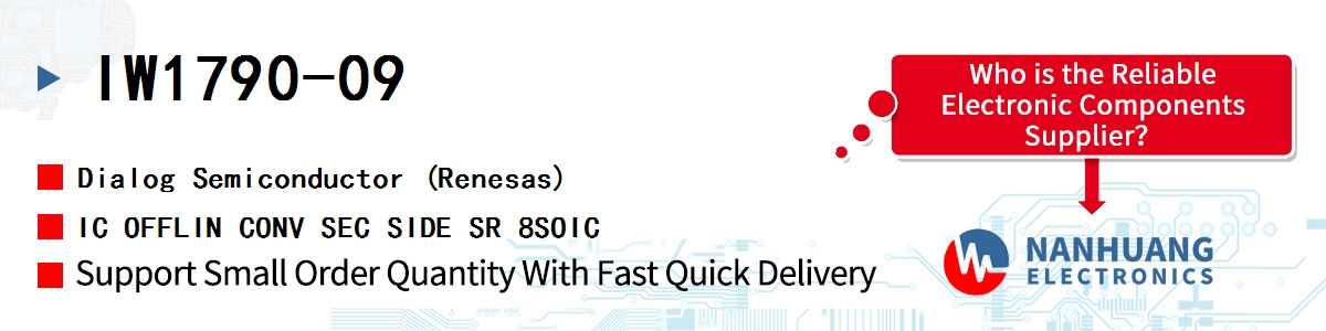 IW1790-09 Dialog IC OFFLIN CONV SEC SIDE SR 8SOIC