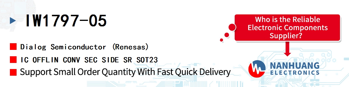 IW1797-05 Dialog IC OFFLIN CONV SEC SIDE SR SOT23