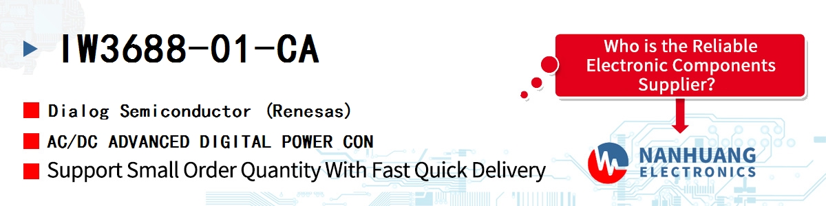 IW3688-01-CA Dialog AC/DC ADVANCED DIGITAL POWER CON