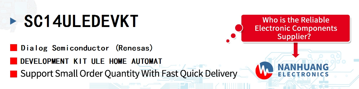 SC14ULEDEVKT Dialog DEVELOPMENT KIT ULE HOME AUTOMAT