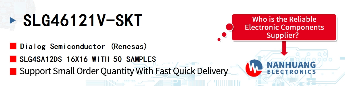 SLG46121V-SKT Dialog SLG4SA12DS-16X16 WITH 50 SAMPLES