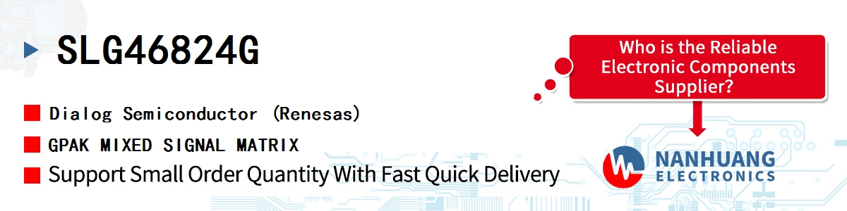 SLG46824G Dialog GPAK MIXED SIGNAL MATRIX