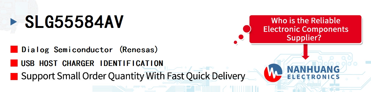 SLG55584AV Dialog USB HOST CHARGER IDENTIFICATION