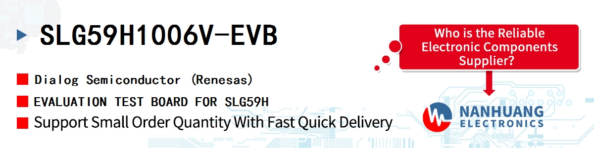 SLG59H1006V-EVB Dialog EVALUATION TEST BOARD FOR SLG59H