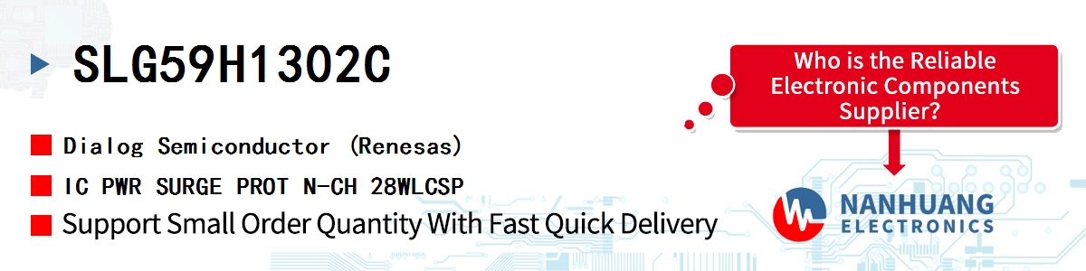 SLG59H1302C Dialog IC PWR SURGE PROT N-CH 28WLCSP