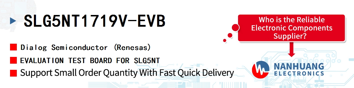 SLG5NT1719V-EVB Dialog EVALUATION TEST BOARD FOR SLG5NT