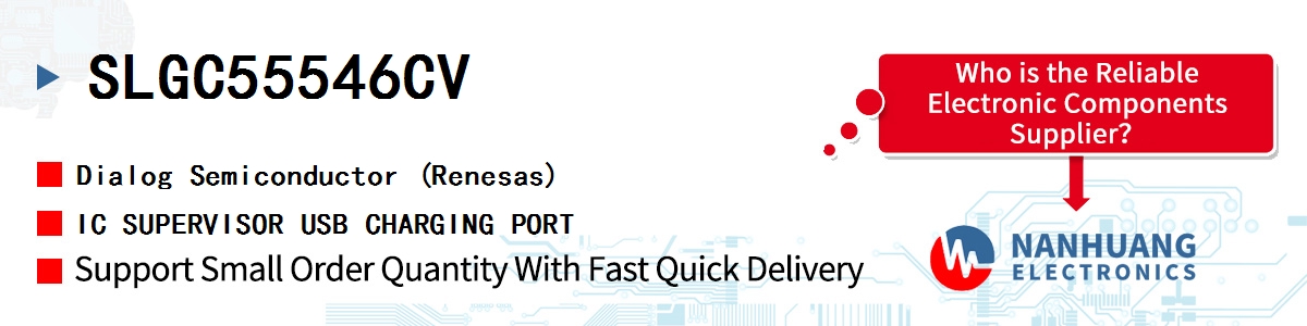 SLGC55546CV Dialog IC SUPERVISOR USB CHARGING PORT